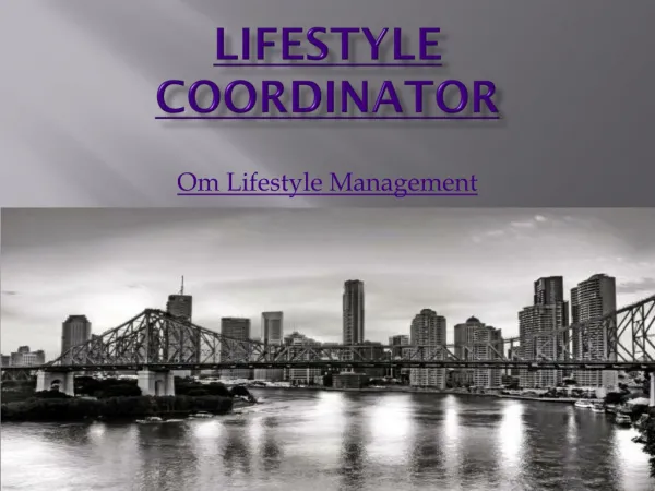 Lifestyle coordinator