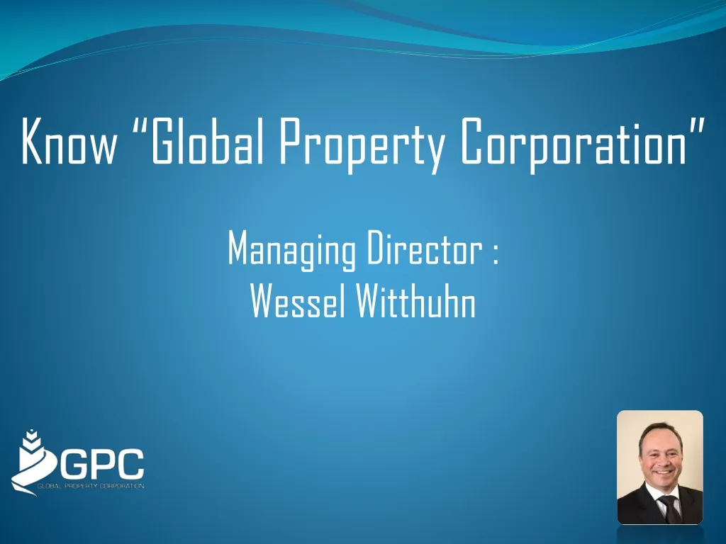 know global property corporation managing