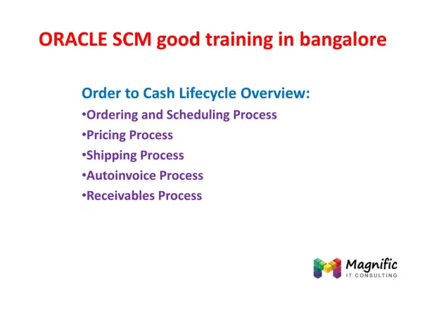 oracle scm good training in bangalore
