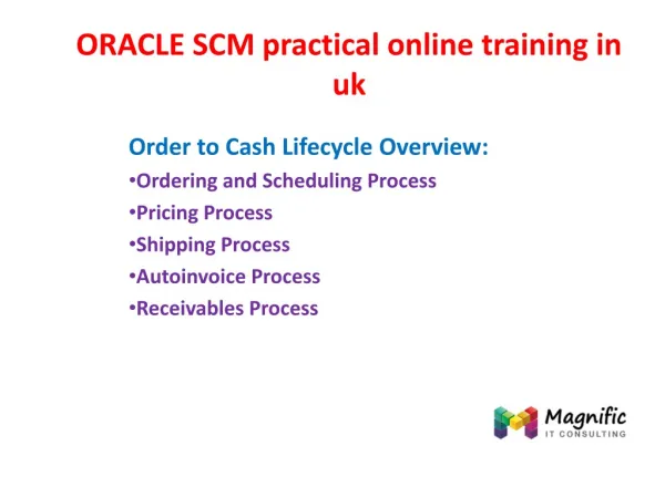 oracle scm practical online training in uk