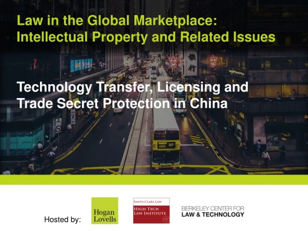 Law in the Global Marketplace: Intellectual Property and Related Issues