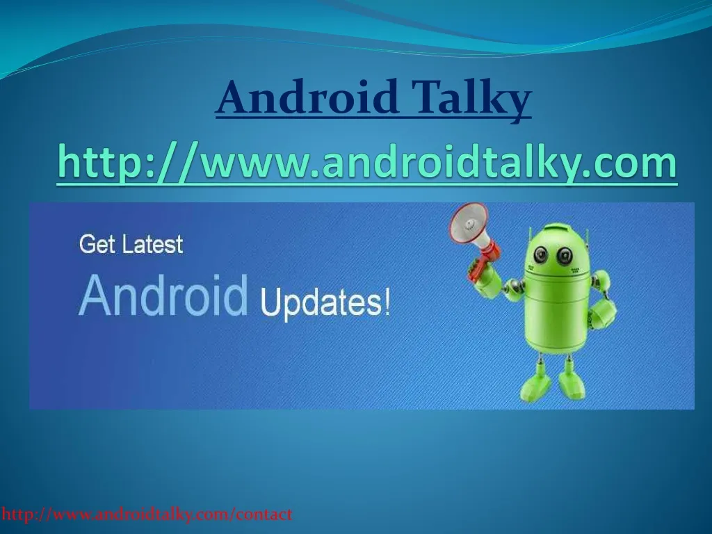 http www androidtalky com