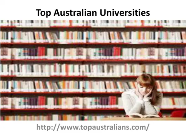 Top Australian Universities