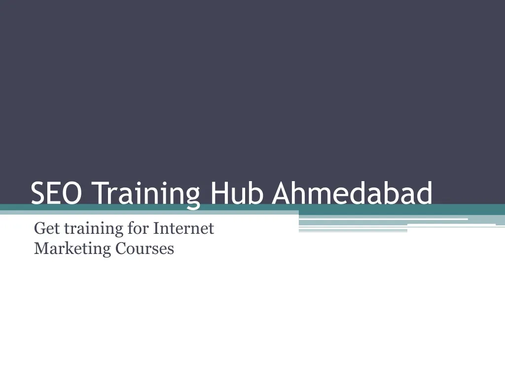 seo training hub ahmedabad