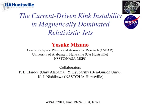 The Current-Driven Kink Instability in Magnetically Dominated Relativistic Jets