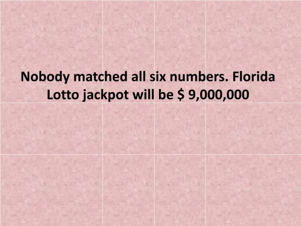 fla lottery