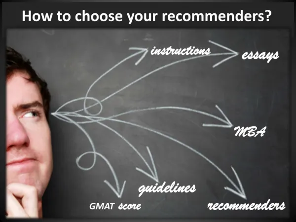 In MBA How to choose your recommenders