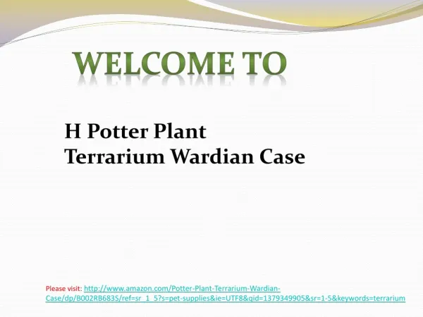 Amazon HPotter Plant Terrarium Wardian Case