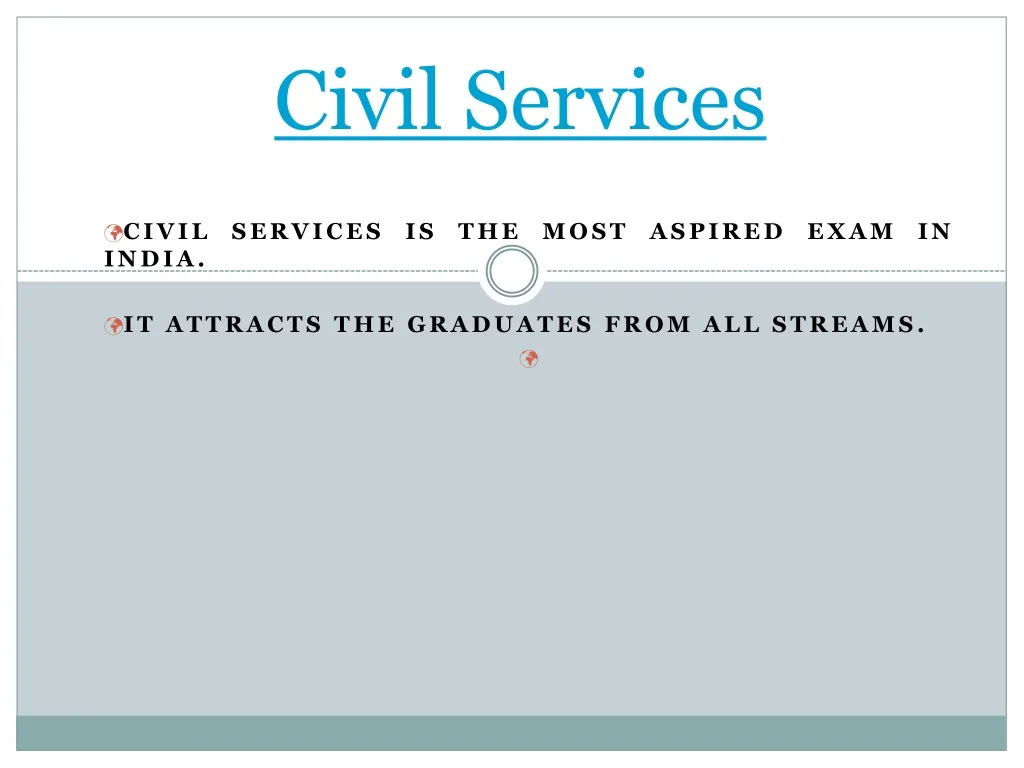 civil s ervices