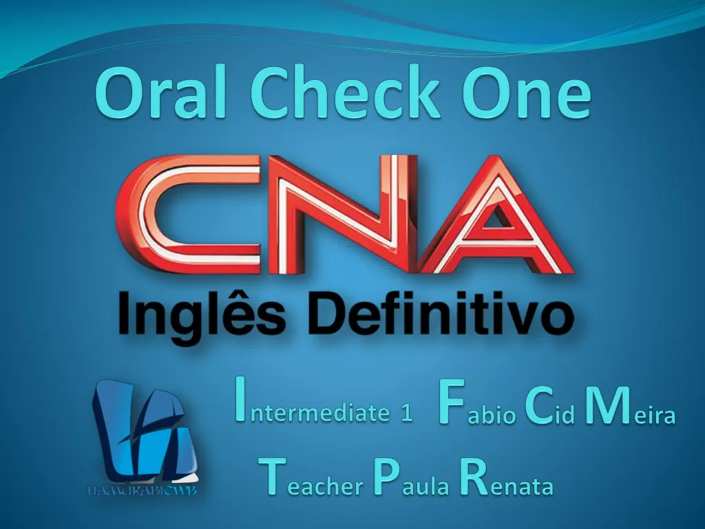 oral check one