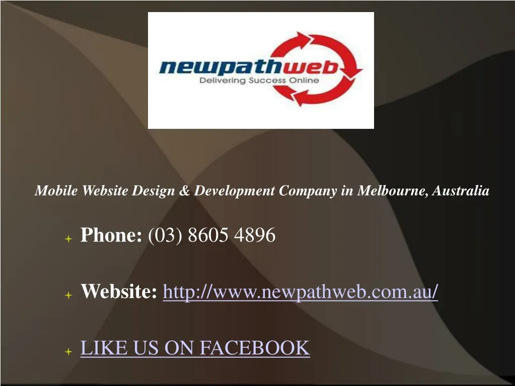 mobile website design development company in melbourne australia