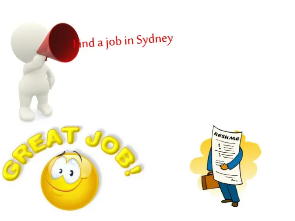 Find a job in Sydney