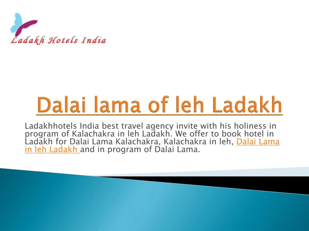 d alai lama of leh ladakh