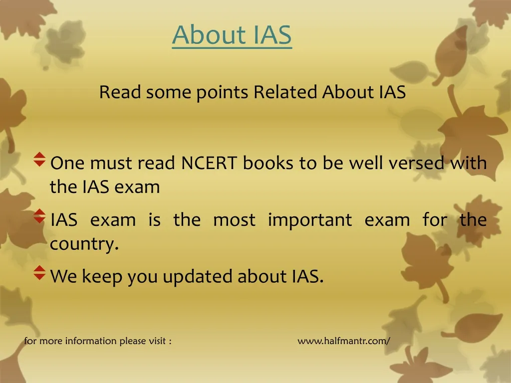 about ias