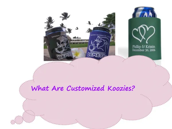 What Are Customized Koozies