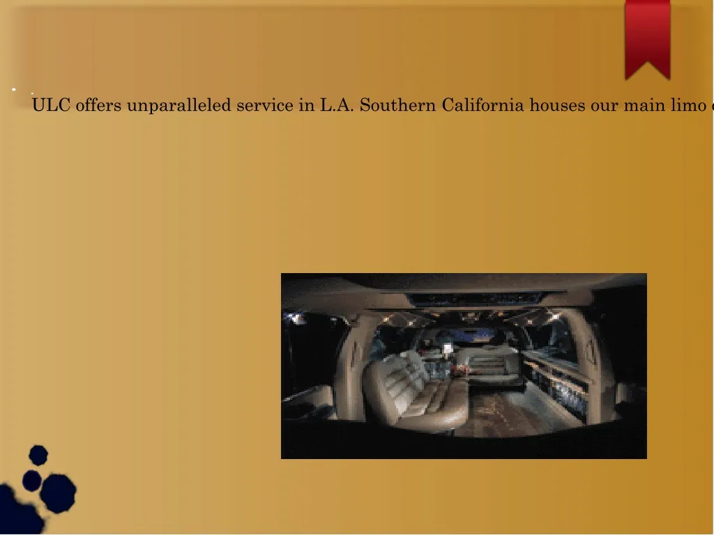 limo service in los angeles