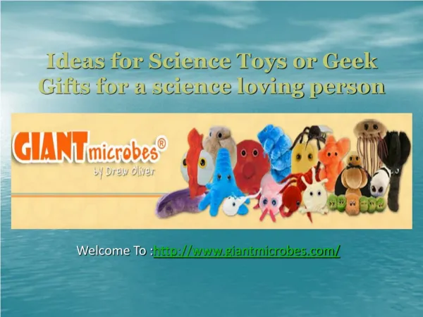 Ideas for Science Toys or Geek Gifts for a science loving pe