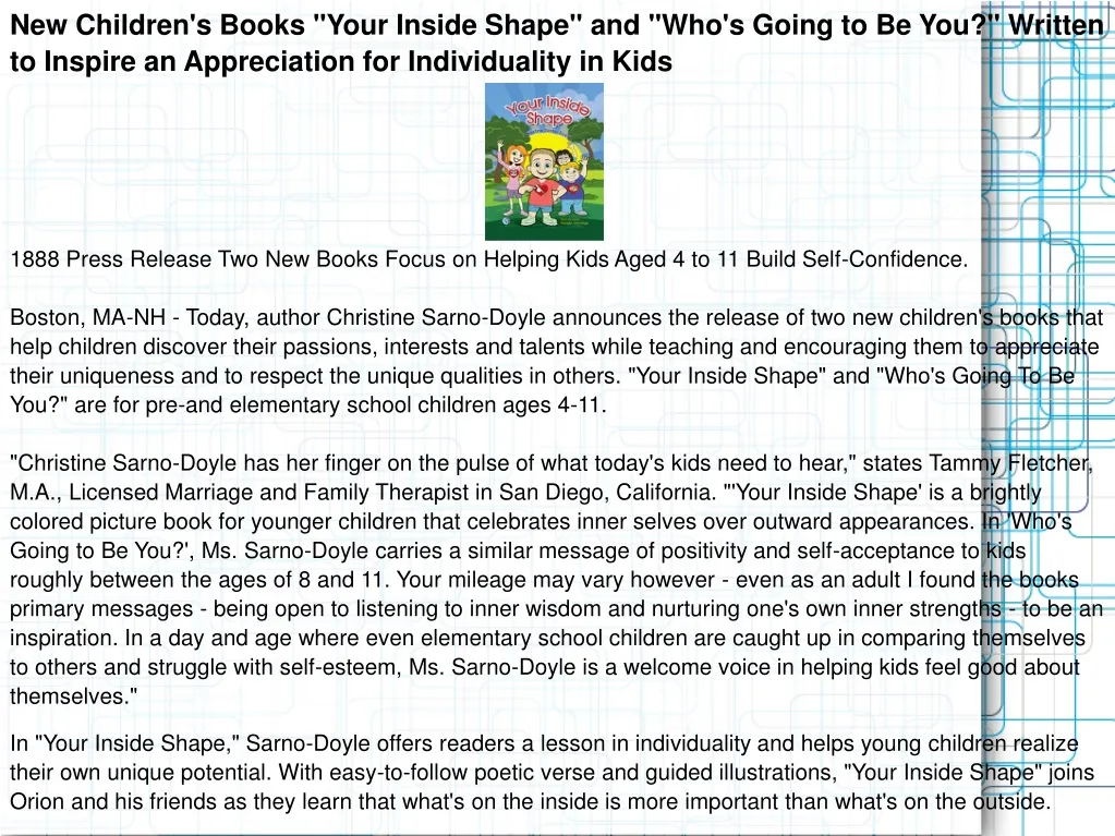 new children s books your inside shape