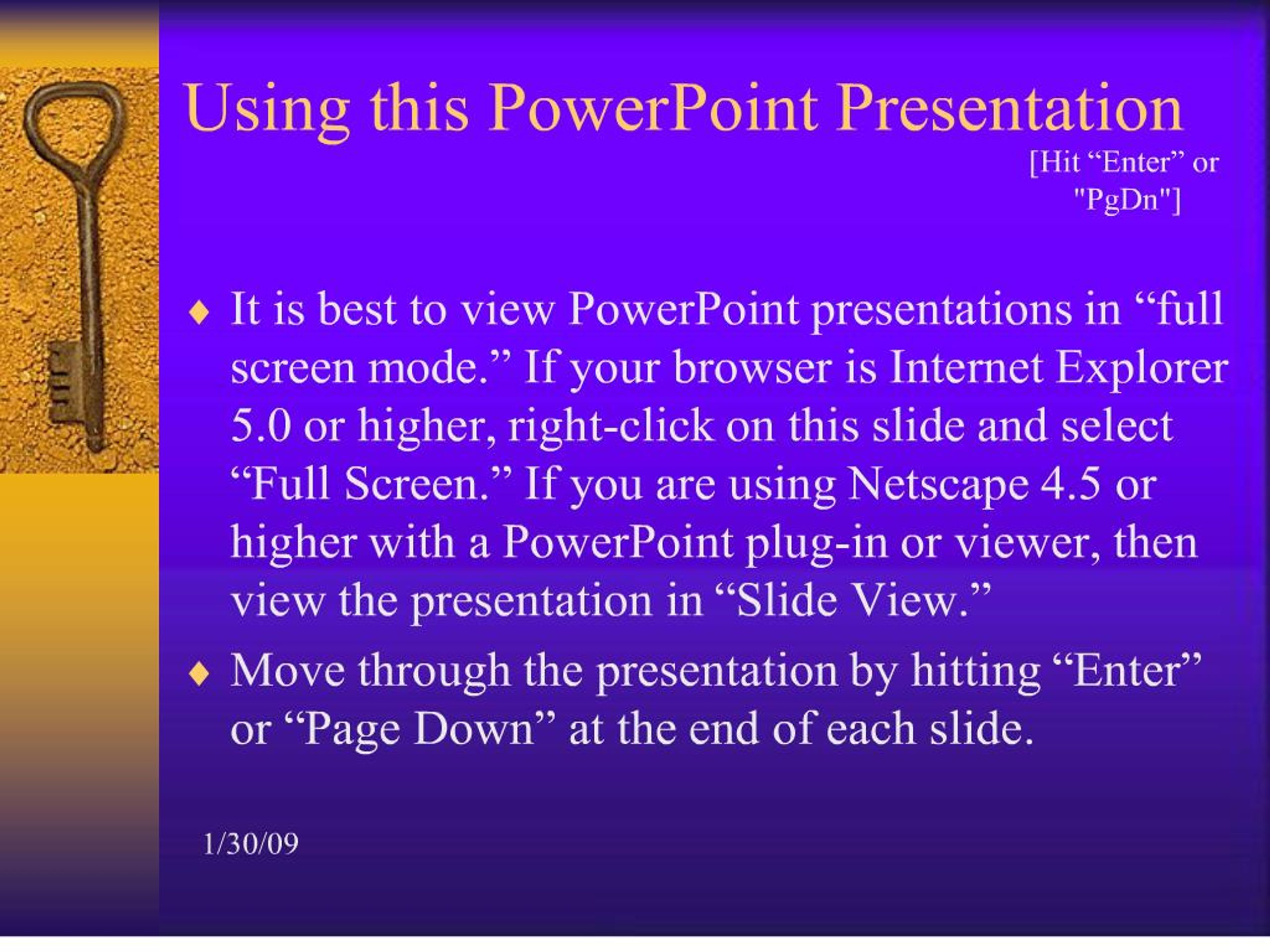 PPT - using this powerpoint presentation PowerPoint Presentation, free ...