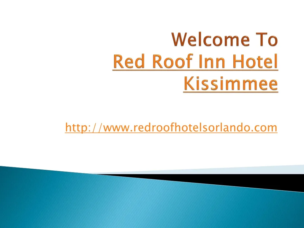 welcome to red roof inn hotel kissimmee