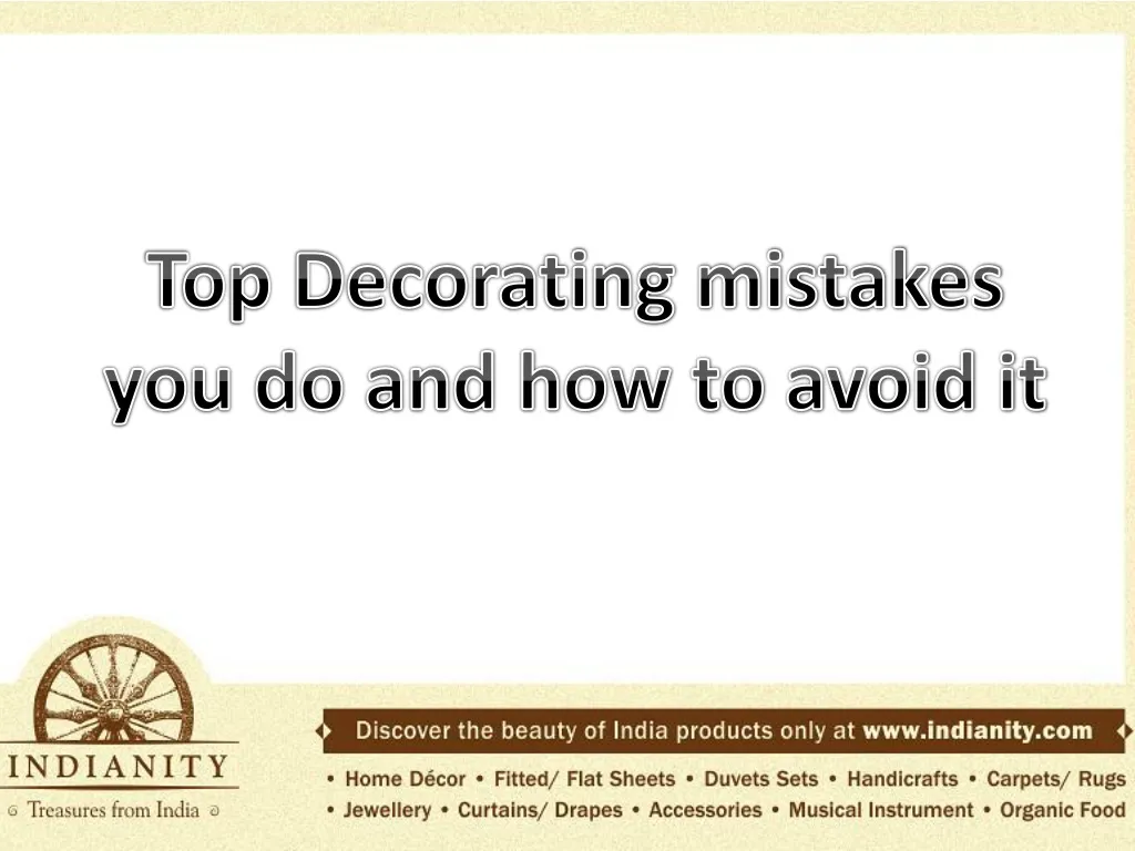 top decorating mistakes you do and how to avoid it