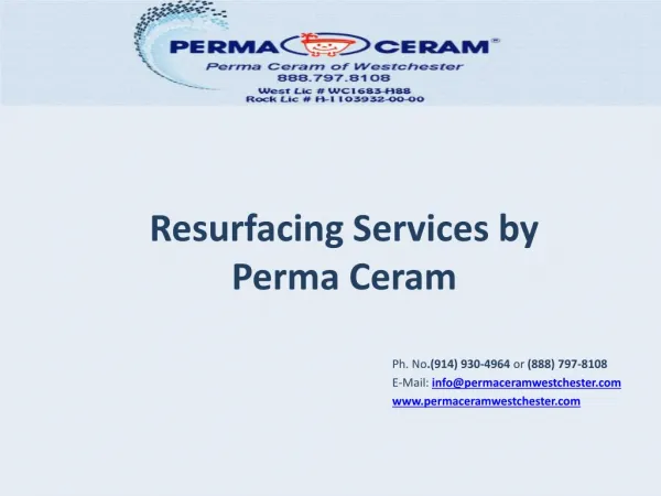 Resurfacing Services by Perma Ceram