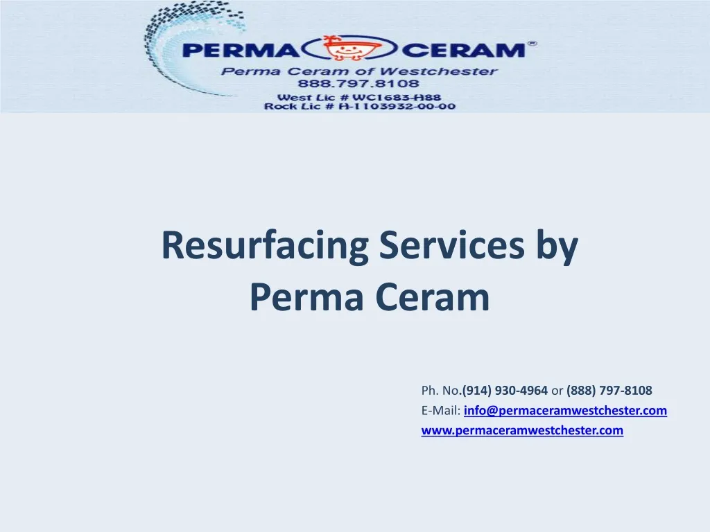 resurfacing services by perma ceram