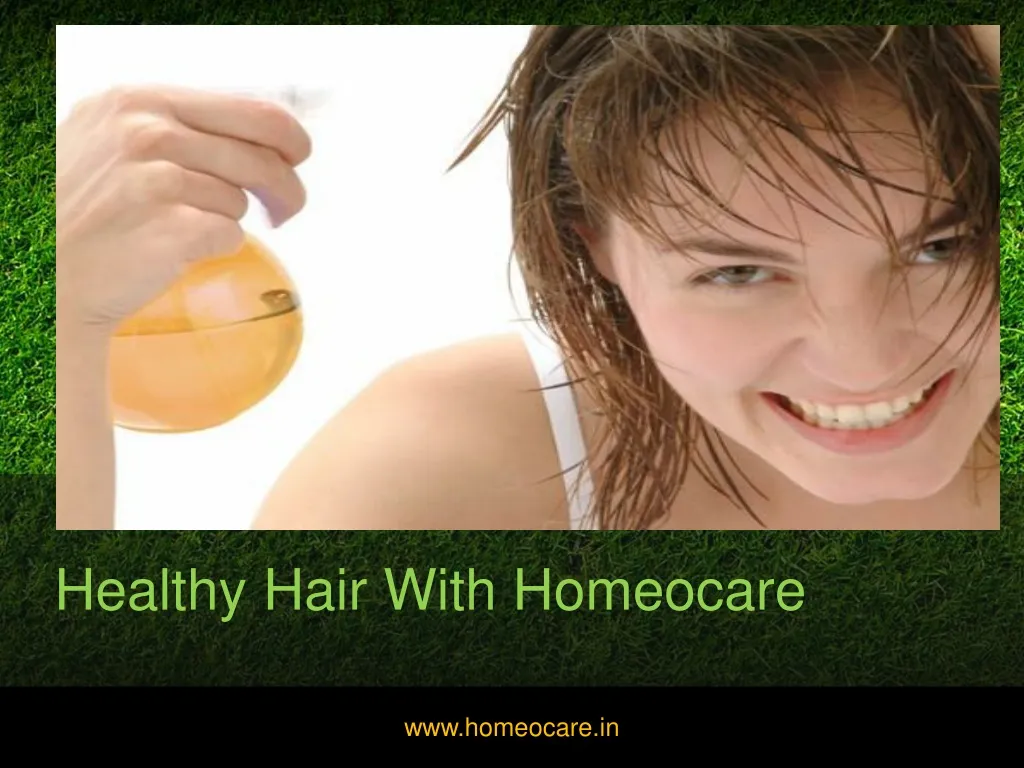 healthy hair with homeocare