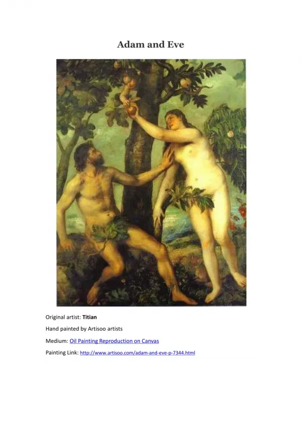 Adam and Eve--Artisoo