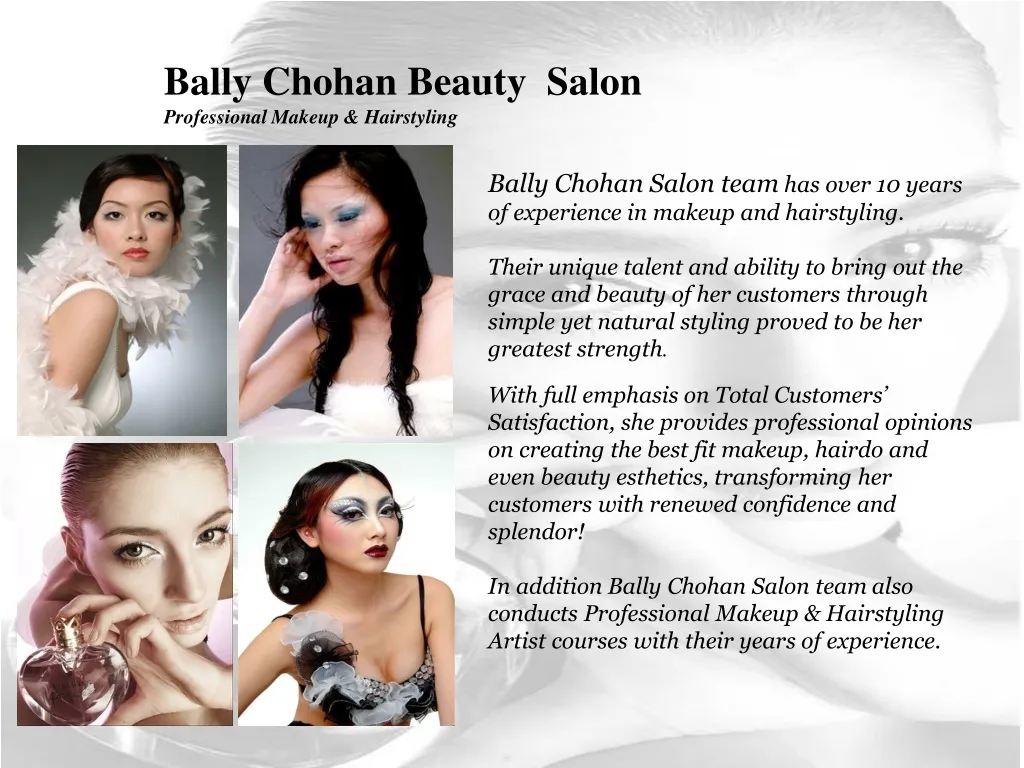 bally chohan beauty salon professional makeup hairstyling