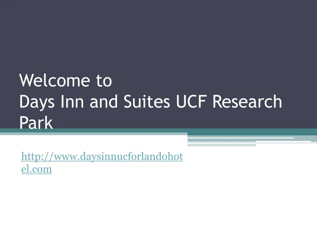 welcome to days inn and suites ucf research park