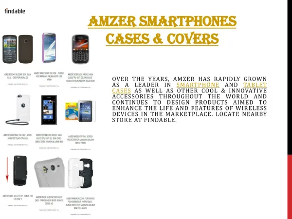 Amzer Mobile covers and smartphone cases