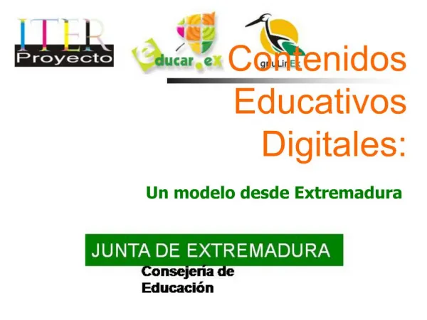 Contenidos Educativos Digitales: