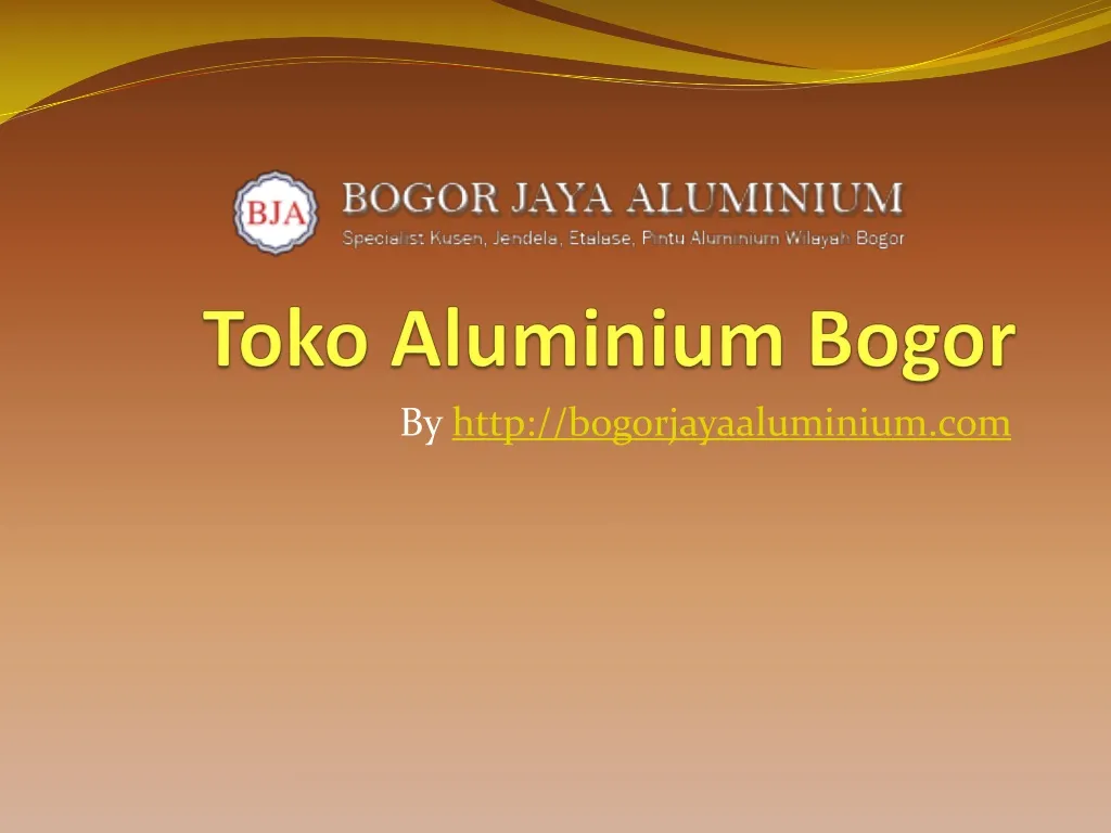 toko aluminium bogor