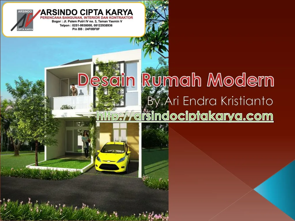 desain rumah modern