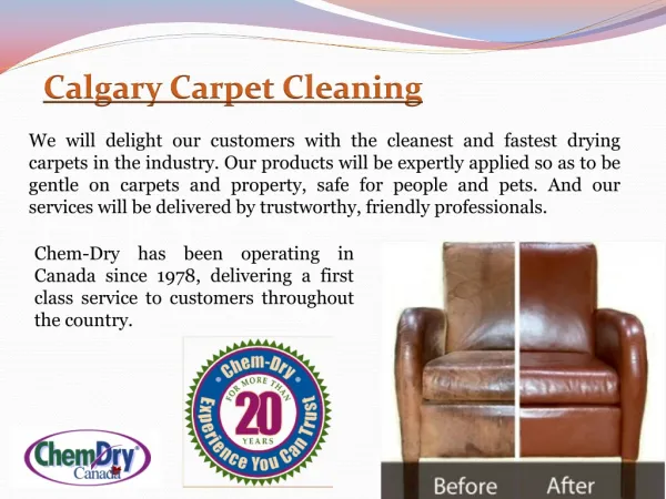 Alberta Carpet Cleaning Calgary