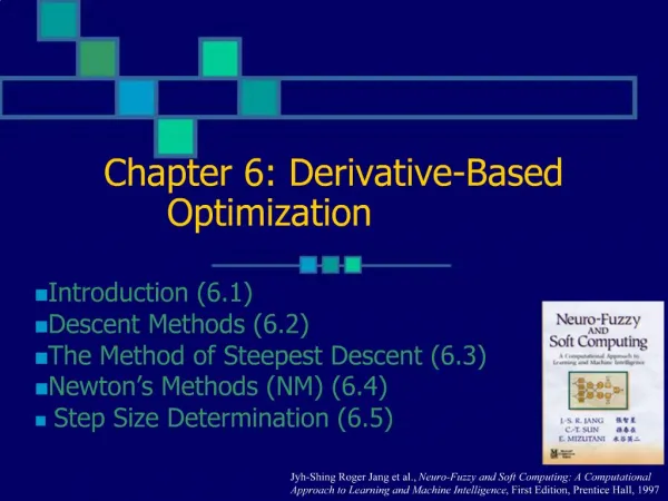 Chapter 6: Derivative-Based Optimization
