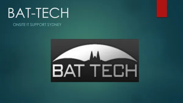 Bat-Tech - Best IT Support Sydney