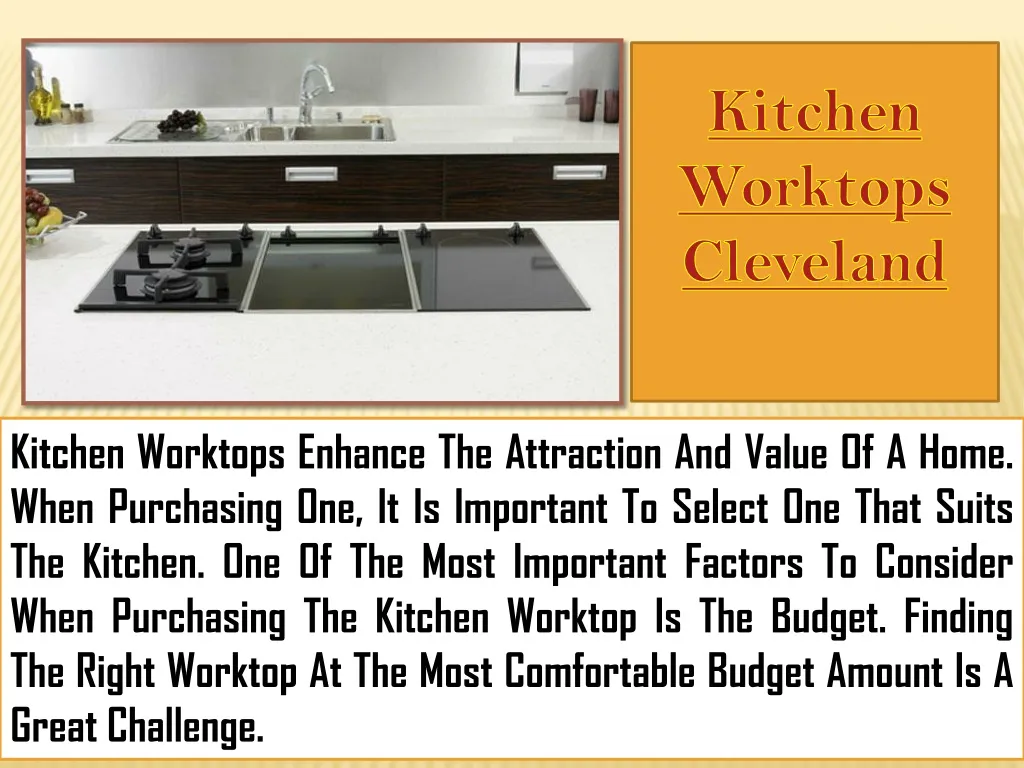kitchen worktops cleveland