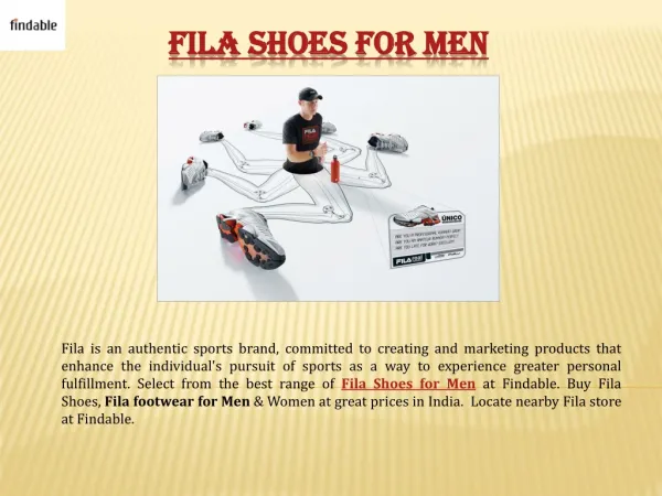 Explore Fila Shoes for Men Online in India