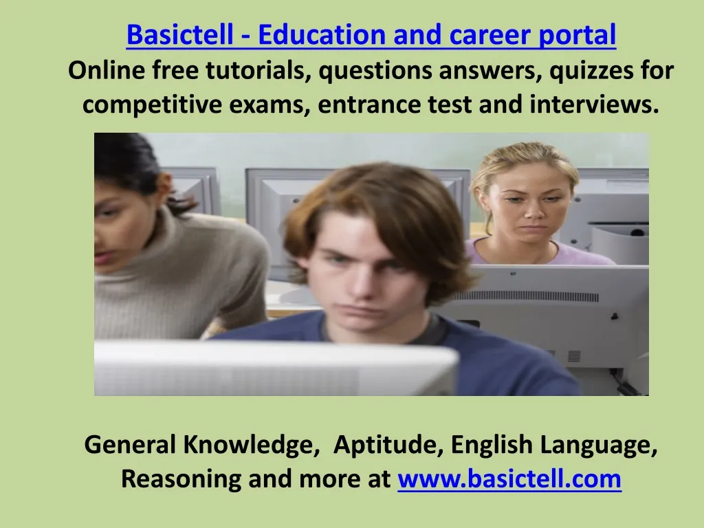 basictell education and career portal online free