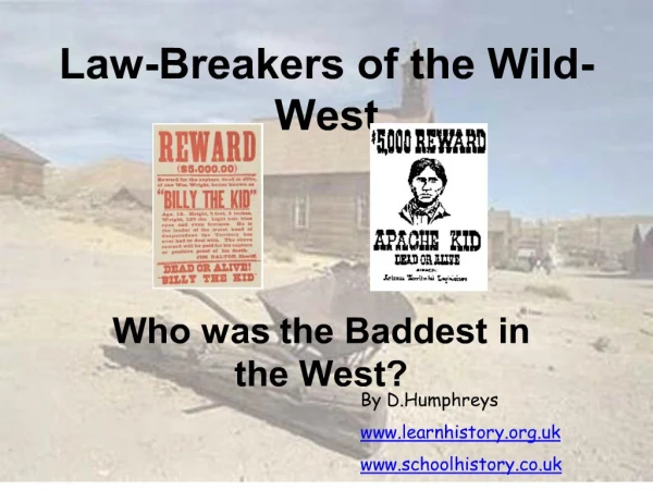 law-breakers of the wild-west
