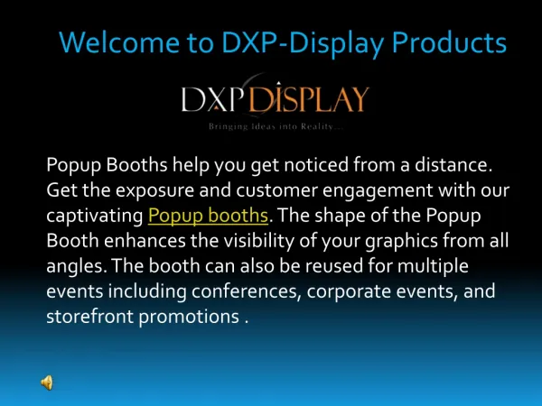 How PopUp Booths helps to make a successful event