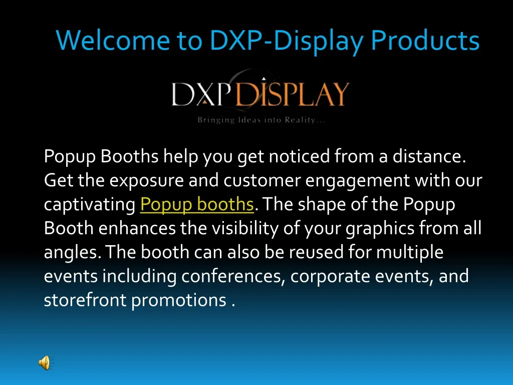 welcome to dxp display products
