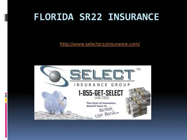 florida sr22 insurance