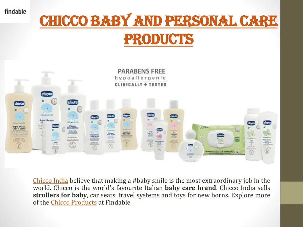 chicco baby and personal care products