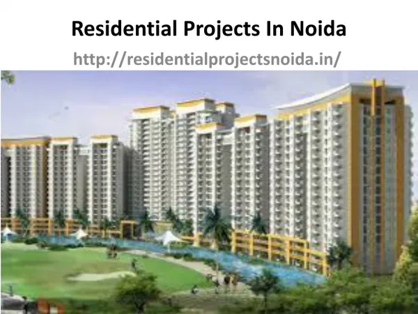 Upcoming Projects in Noida
