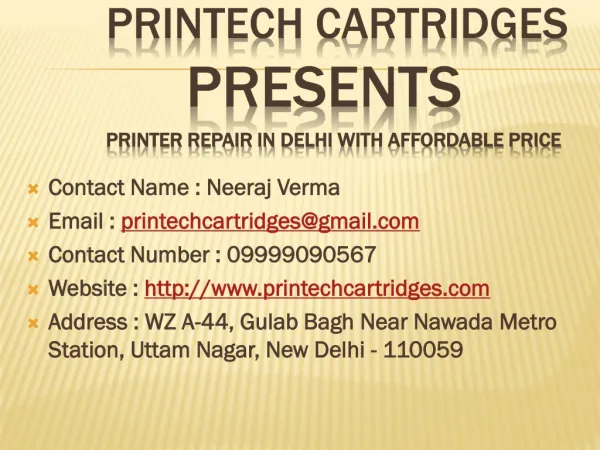Printer repair in delhi