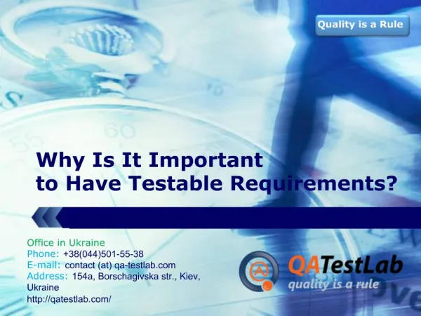 Why Is It Important to Have Testable Requirements