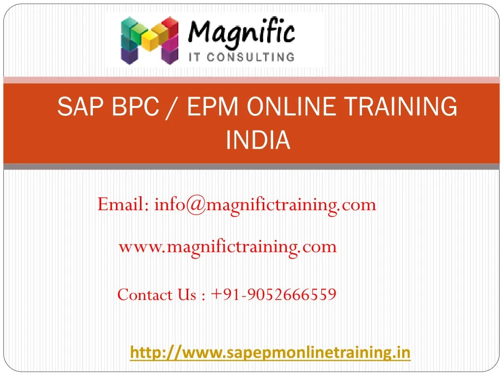 sap bpc epm online training india
